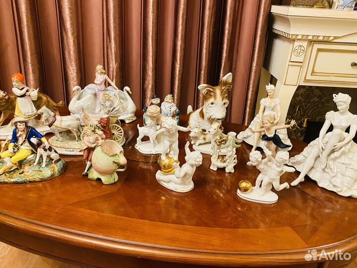 Коллекция роскошных немецких статуэток