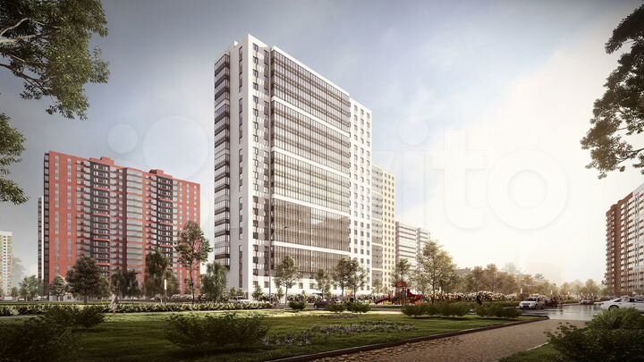 1-к. квартира, 33,1 м², 16/22 эт.