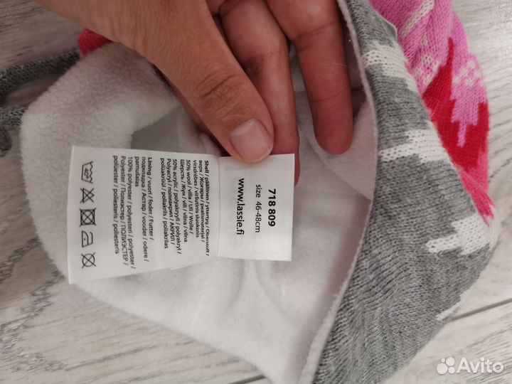 Шапка зимняя lassie для девочки 46-48