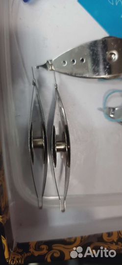 Челнок для фриволите метал со сьемной шпулькой