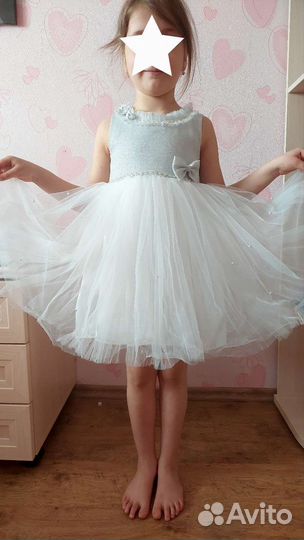 Платье для девочки 104-110