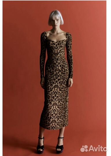 Платье THE NEW arrivals ilkyaz ozel леопардовое