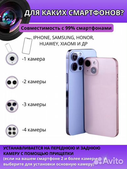 Макролинза, линза для телефона, martvsen