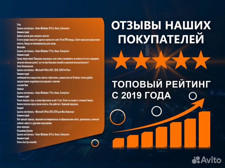 Ключ Windows 10 Pro, Home, Enterprise