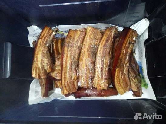 Домашняя копченая грудинка. Рыбка и мяско