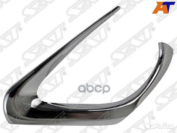 Оправа туманки хром toyota camry 14- LH левая