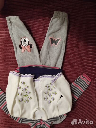 Одежда для девочек пакетом, размер 92-98