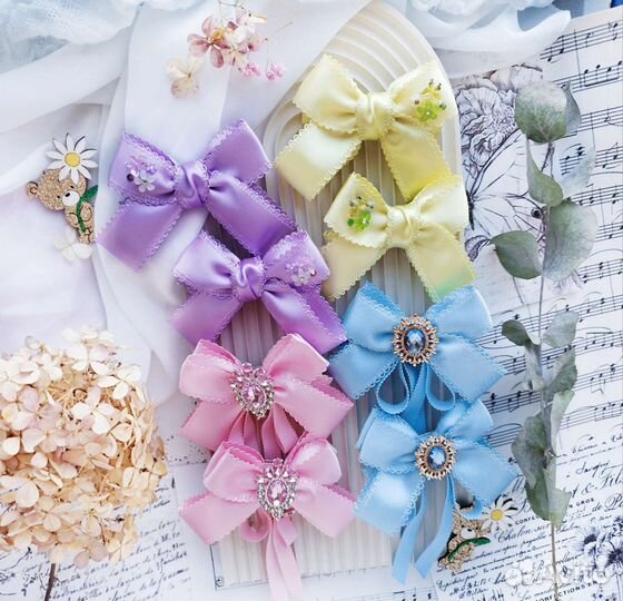 Бантики для девочек ручной работы