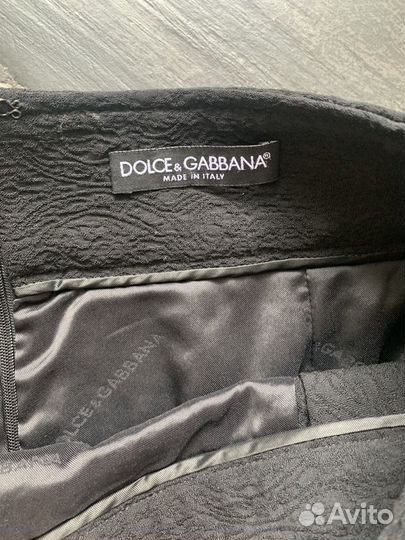 Юбка Dolce&Gabanna с разрезом оригинал