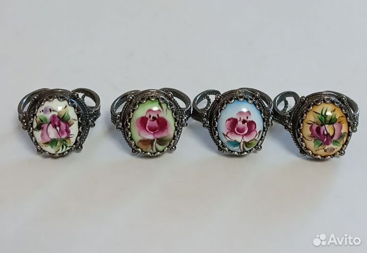 Финифть колечко разъемное