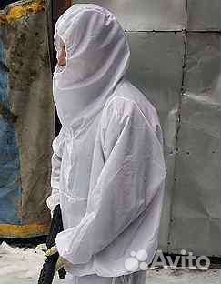 Маскхалат Зимний Белый Taffeta