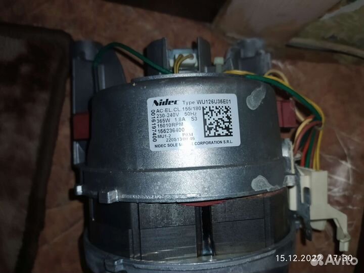 Двигатель от стиральной машины Nidec