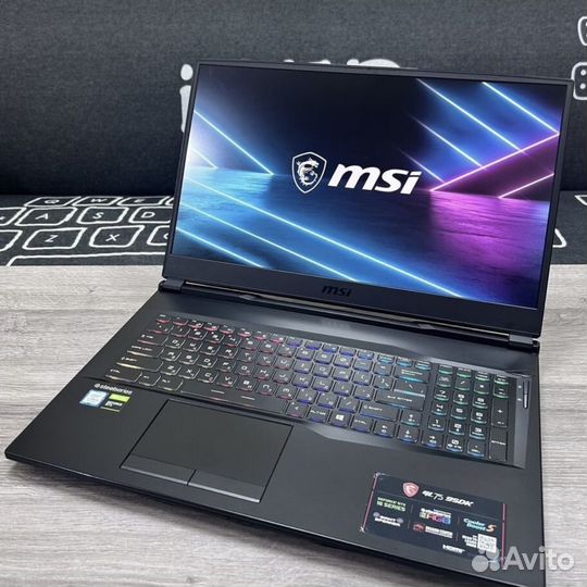 Игровой MSI GL75 i5/GTX1660ti 6gb/16озу/128+1000gb