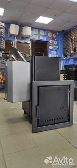 Печь для бани Варвара Паленица с левым баком