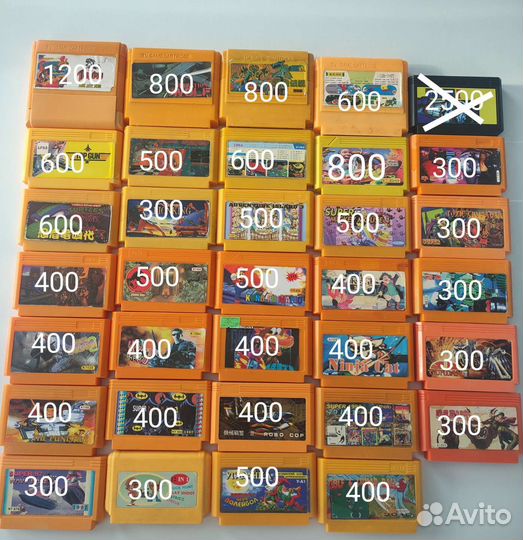 Картриджи dendy