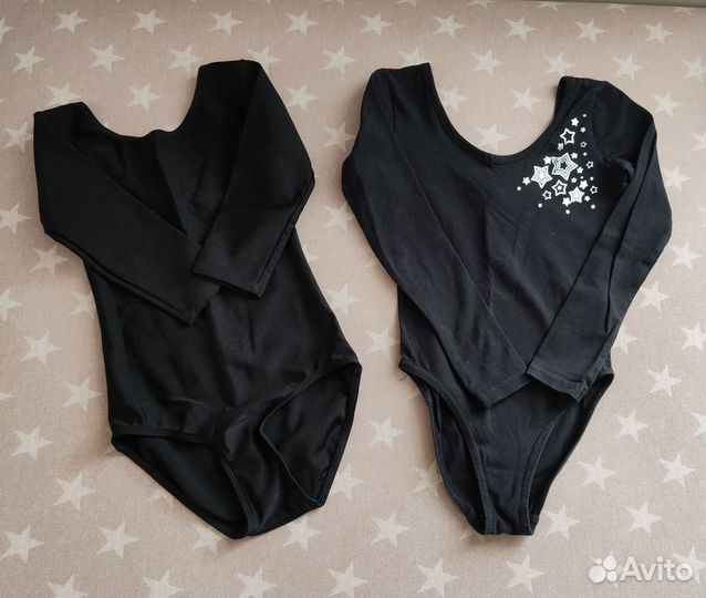 Гимнастический купальник и леггинсы
