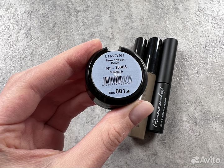 Гели для бровей, тени спарклы