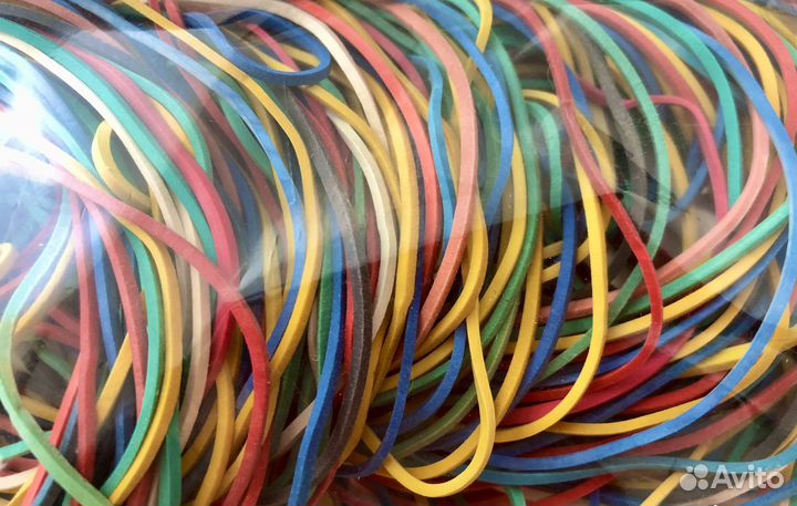 Канцелярские резинки пакетом