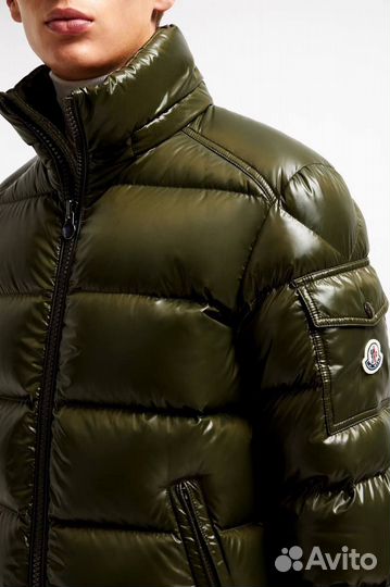 Пуховик Moncler Maya зеленый