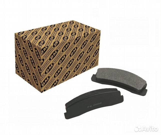 Колодки тормозные дисковые перед