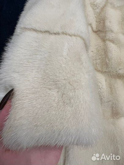 Шуба норковая 42 44 белая