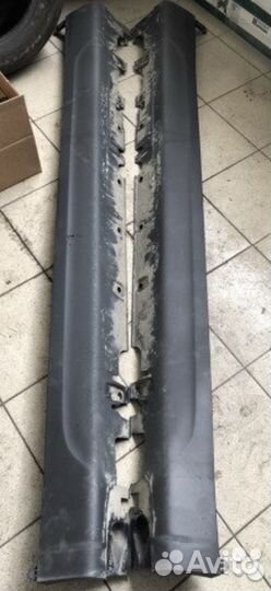 Накладки на пороги x5 (f15)