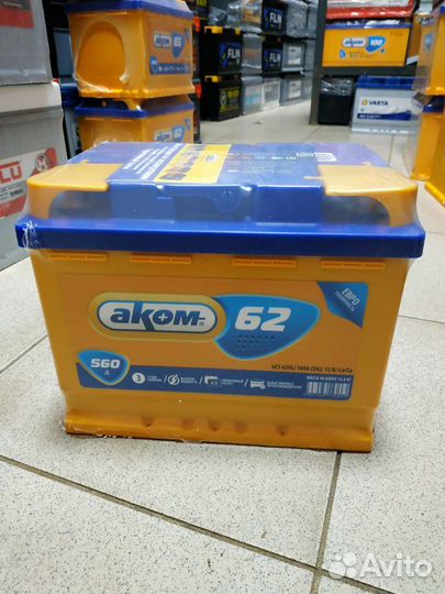 Аккумулятор Аком 62aч