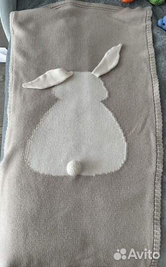 Плед детский зайка Apero knit