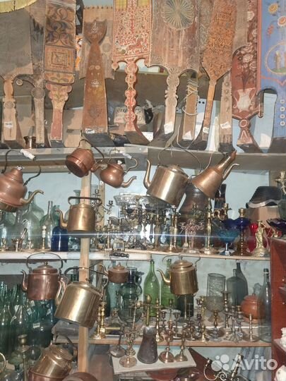 Чайник медный латунный старинный пр. и аренда