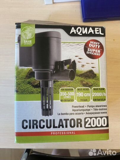 Помпа aquael Circulator 2000, фильтр SunSun 921