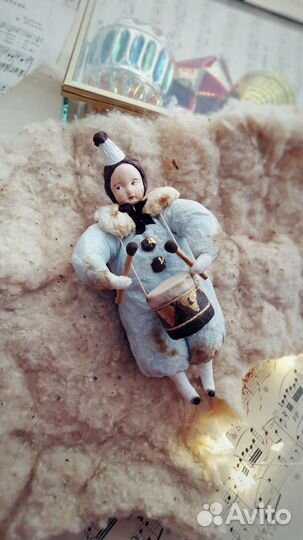 Ватные елочные игрушки новые