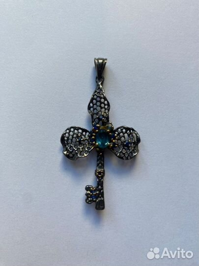 Крест серебро