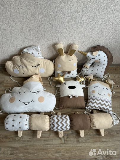 Детские бортики игрушки