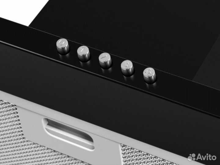 Вытяжка каминная maunfeld cork 60 черная