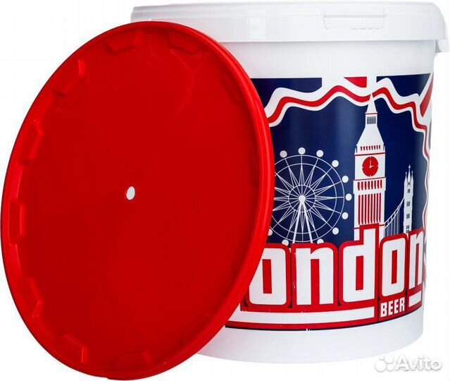 Бак пищевой 32 л с отверстием под гидрозатвор