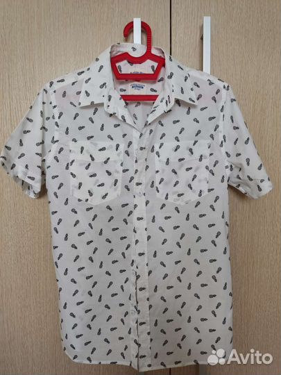 Рубашка летняя для мальчика 8-10 лет