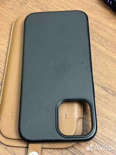 Кожанный чехол на iPhone 12 pro max