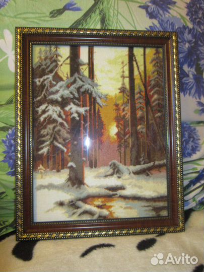 Картины вышитые крестиком