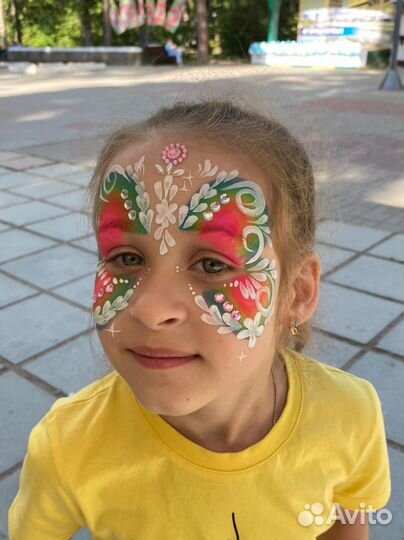 Аквагример, блеск тату, аквагрим