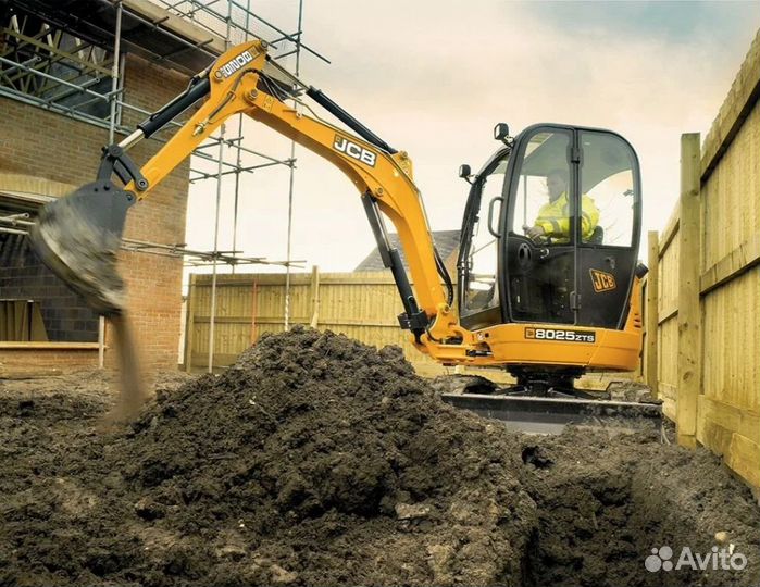 Услуги миниэкскаватора