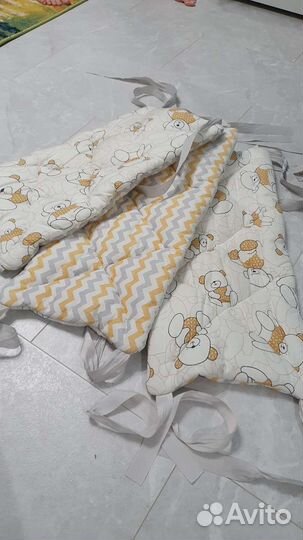 Бортики подушки в детскую кроватку