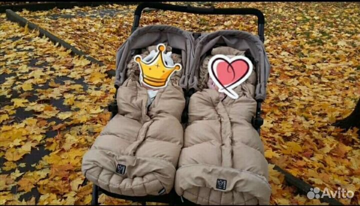 Зимний конверт в коляску