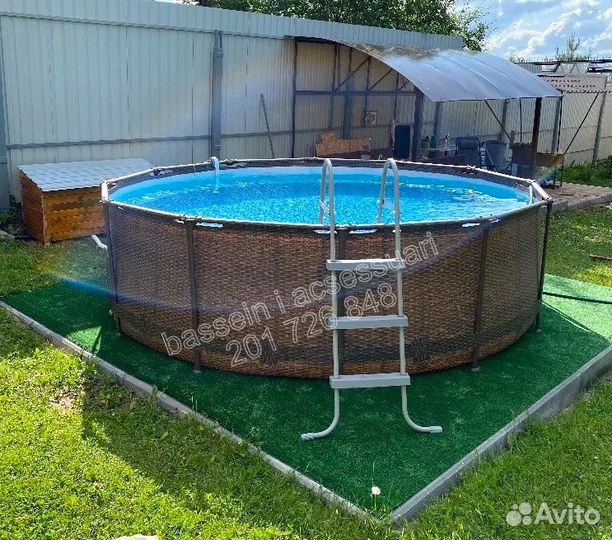 Каркасный бассейн Ротанг