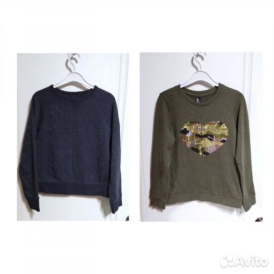 Большой пакет брендовой одежды для девочки 140