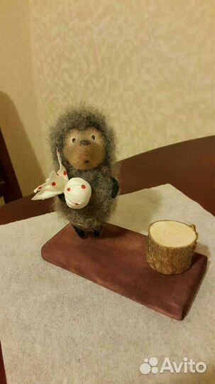 Ежик в тумане валяный