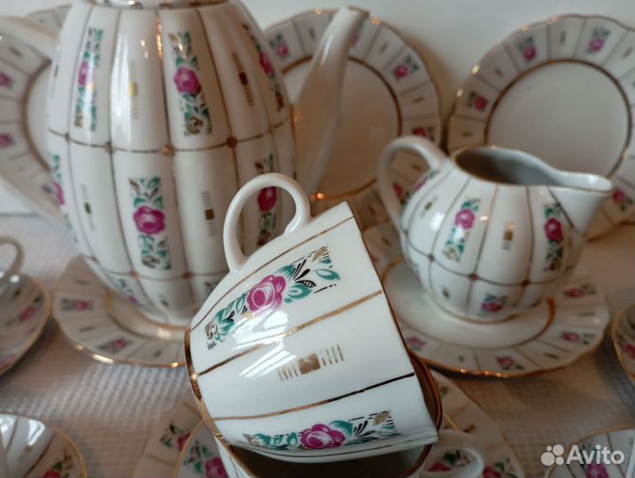 Сервиз кофейный лфз розы