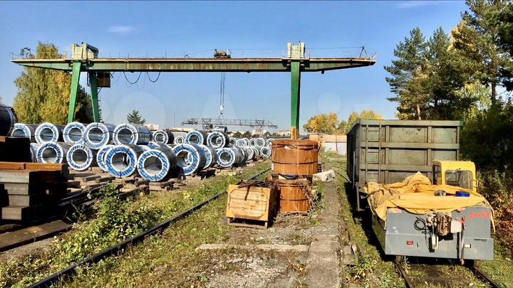 Склад под краном с ж/д веткой, 500 м²