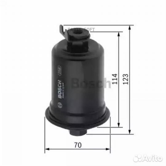 Bosch 0986450107 0 986 450 107 фильтр топливный\ T