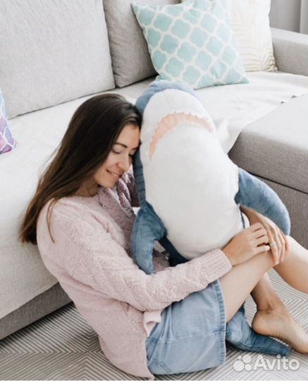 Мягкая игрушка акула из Икеа Блохэй 100см