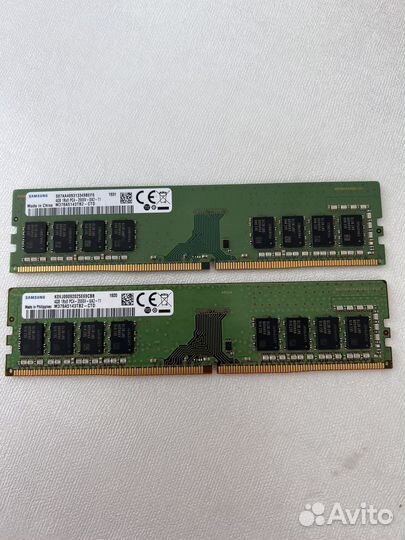 Оперативная память ddr4 8gb 2666 Samsung